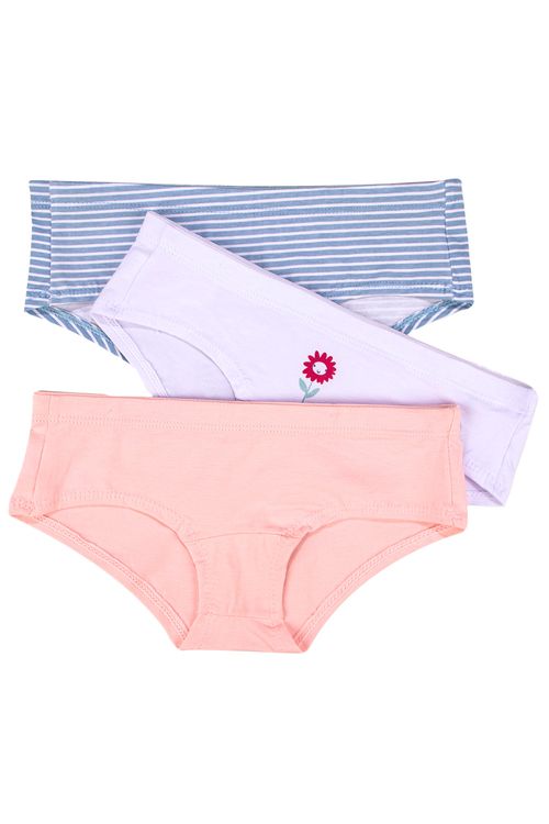 PAQUETE X3 PANTY ALGODÓN NIÑA