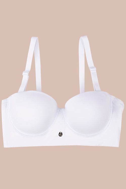 Brasier en microfibra tipo strapless