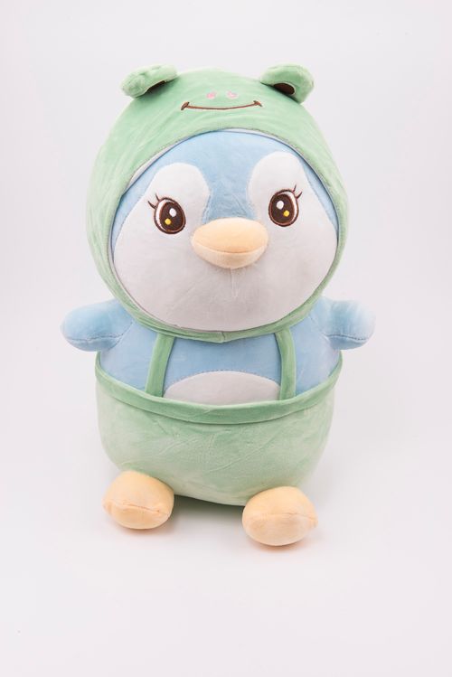 PELUCHE MEDIANO DISEÑO DE PINGÜINO 33CM ALTO X 28CM ANCHO