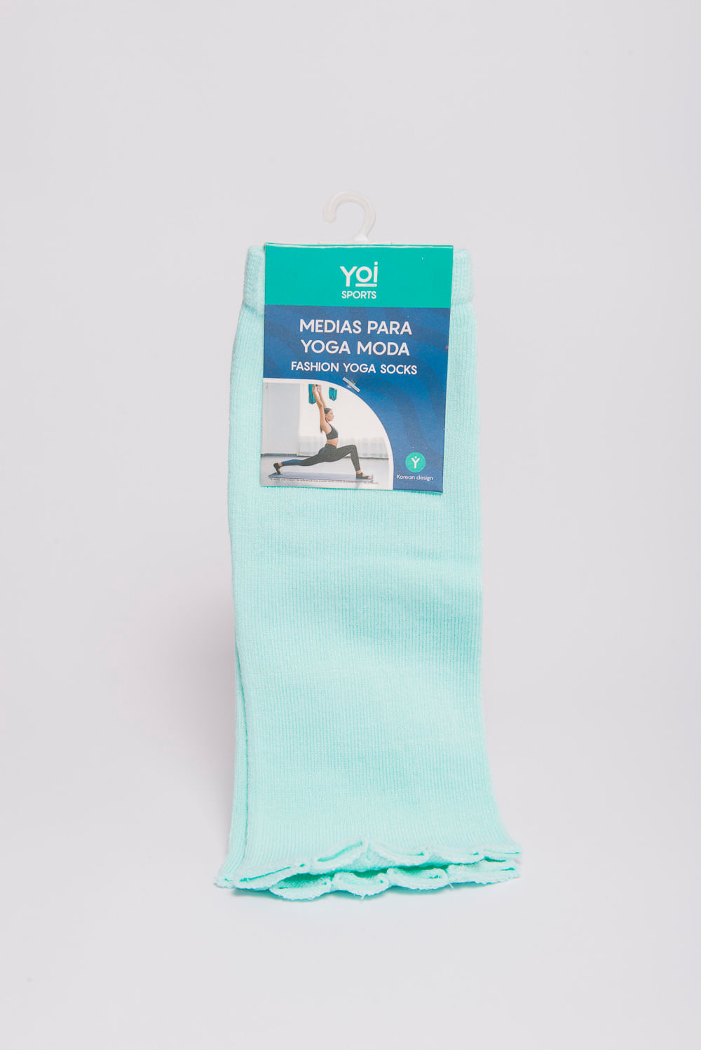 2 pares de calcetines de yoga antideslizantes de 5 dedos para mujer, punta  completa, entrenamiento d TUNC Sencillez