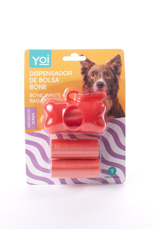 DISPENSADOR DE BOLSAS PARA MASCOTAS