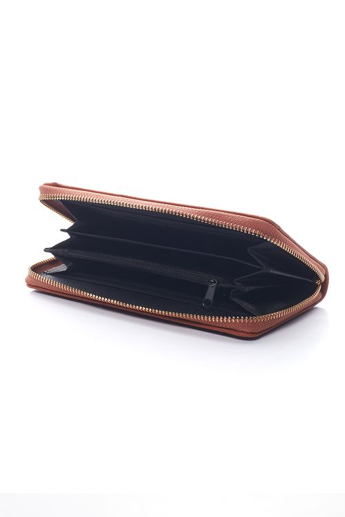 BILLETERA DE MODA PARA MUJER CON COMPARTIMENTOS INTERNOS Y CIERRE EN CREMALLERA
