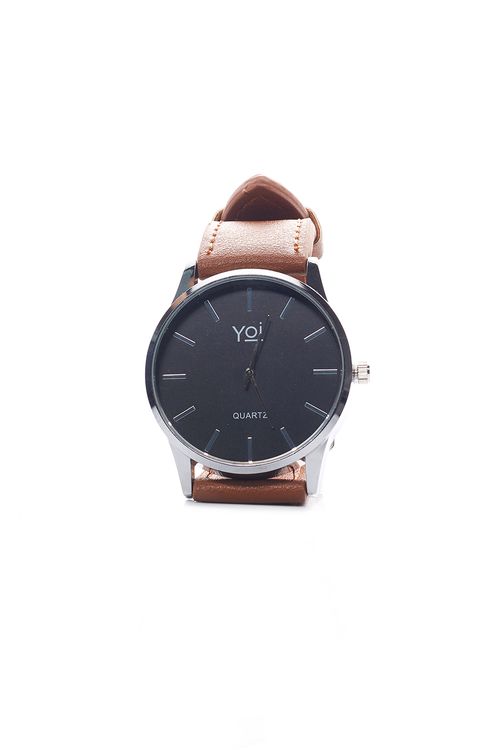 RELOJ PARA HOMBRE CLÁSICO TIPO ANALÓGICO ALA MODA Y AJUSTABLE