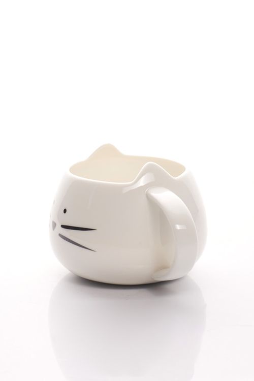 MUG CERÁMICA CON DISEÑO DE GATO