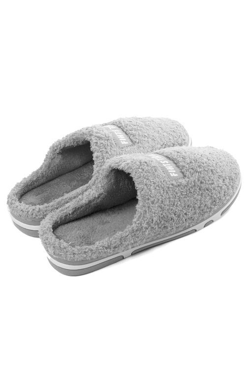 PANTUFLAS DE DESCANSO GRIS
