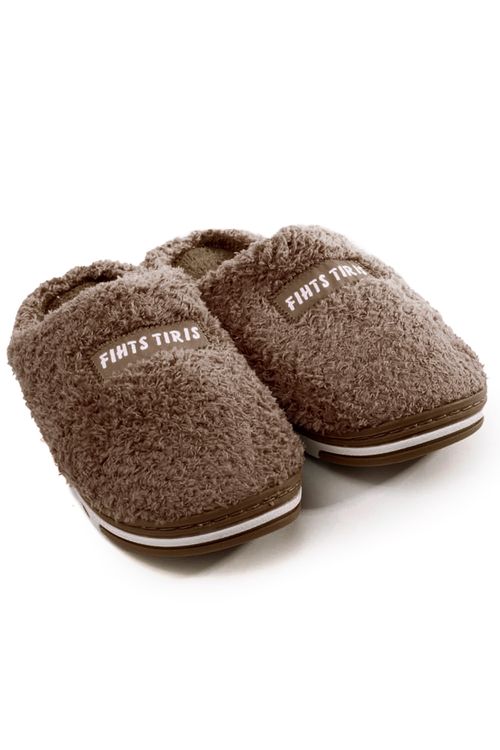 PANTUFLAS DE DESCANSO CAFÉ