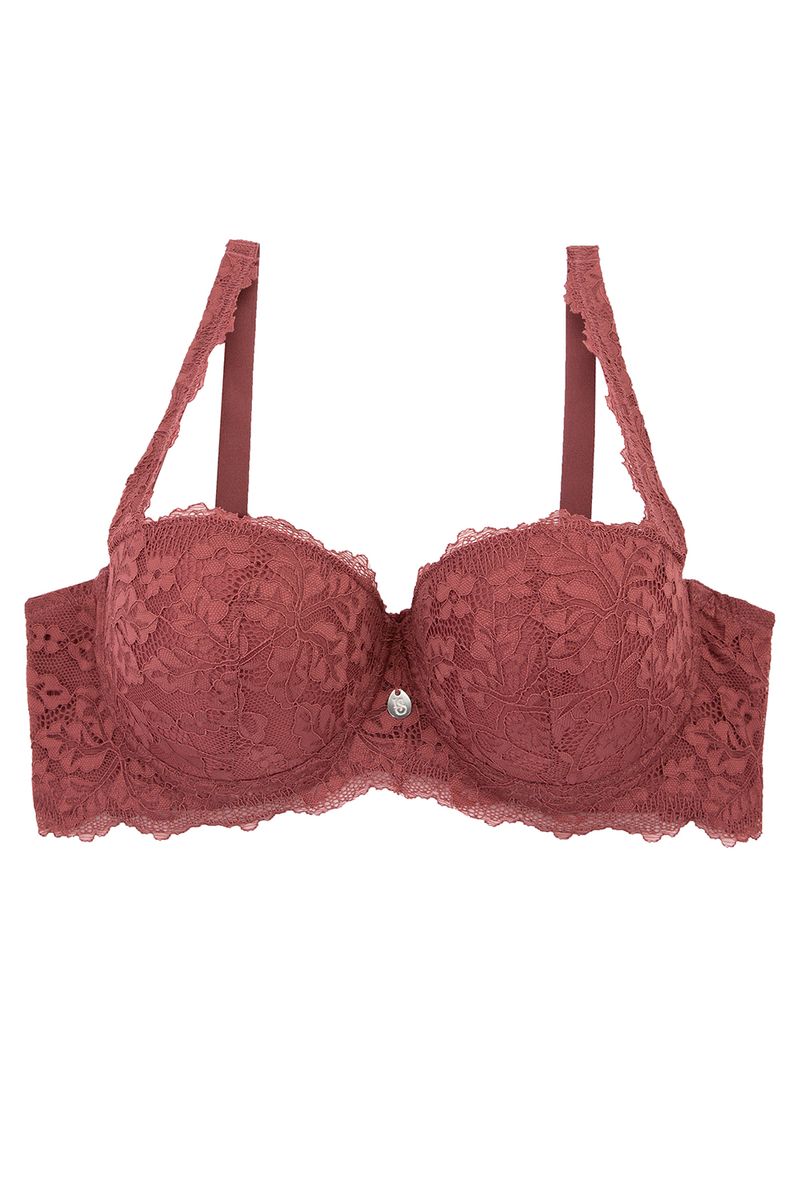 Brasier linea gold con encaje y cargadera ajustable Lili Pink Colombia
