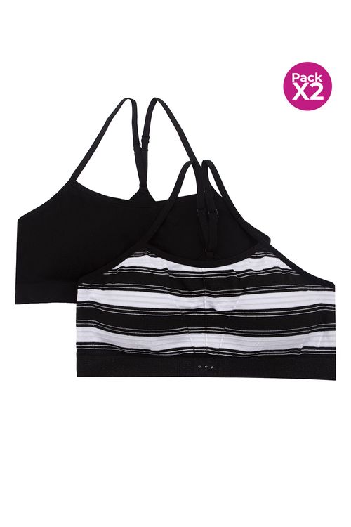 Top con tecnología seamless paquete x2