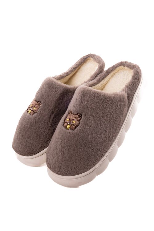 Pantuflas texturizadas con diseño de animales