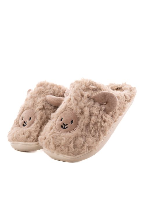 Pantuflas con diseño de oveja