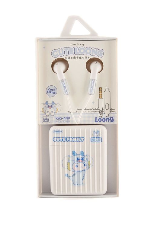 Audífonos con cable plug 3.5mm y diseños animados