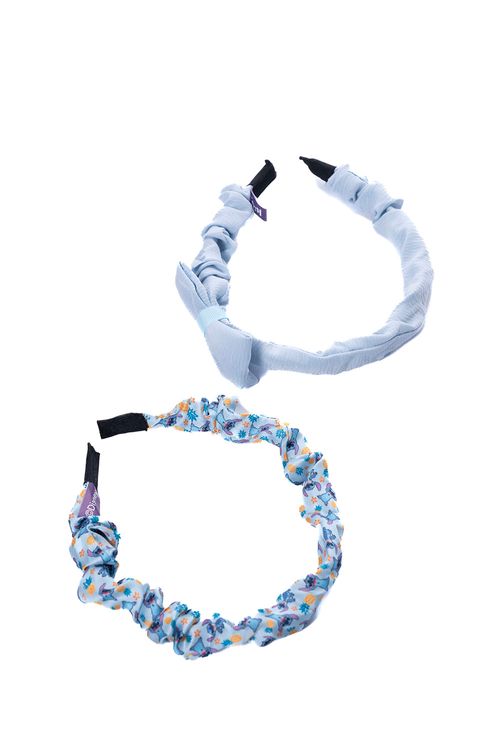 Set de diademas x2 unidades diseño de stitch en tonos pastel