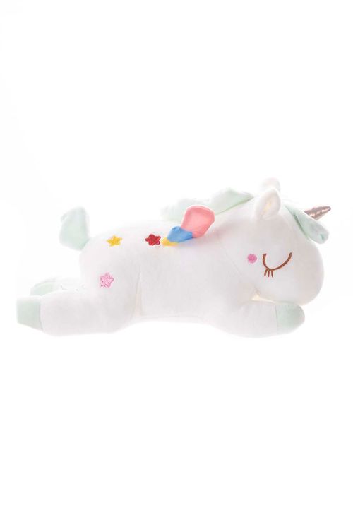 Peluche mediano con diseño de unicornio dormido de 30cm