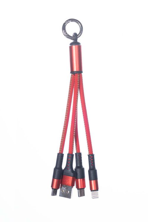 Cable de datos multipuertos 20W IOS y Android