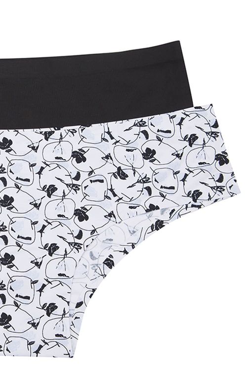 Panty invisible tipo hipster paquete x2