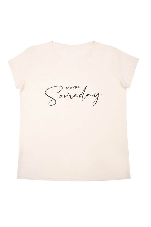 Conjunto de pijama camiseta con cuello redondo