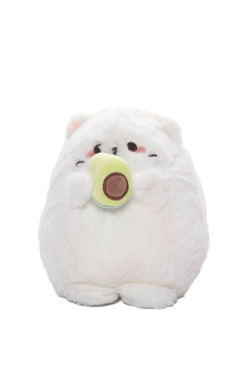 Peluche suave con diseño de gato de 18 cm