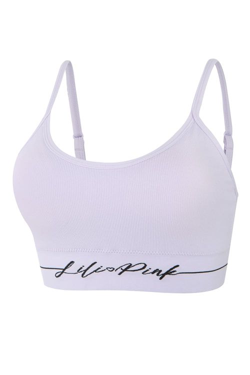 Top con copas seamless y tiras ajustables x2 unidades