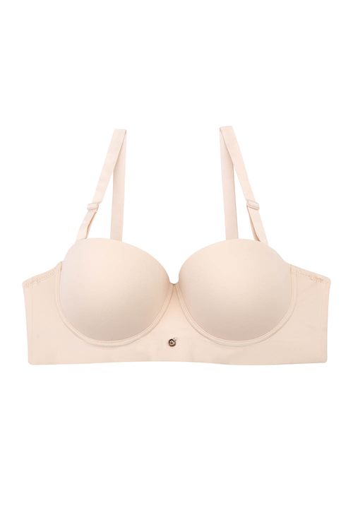 Brasier en microfibra tipo strapless