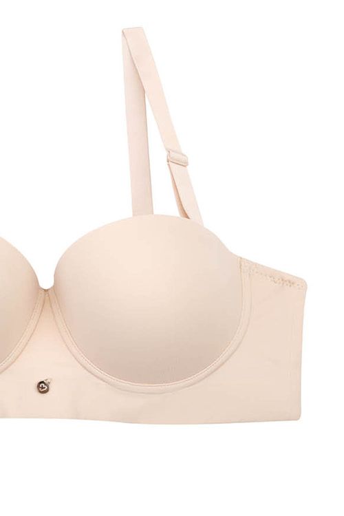 Brasier en microfibra tipo strapless