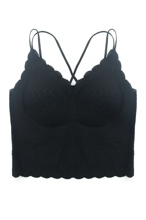 Top tankini en encaje