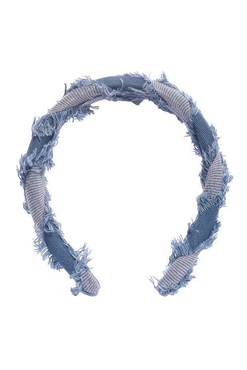 Balaca denim para el cabello