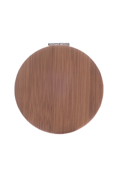 Espejo de madera redondo