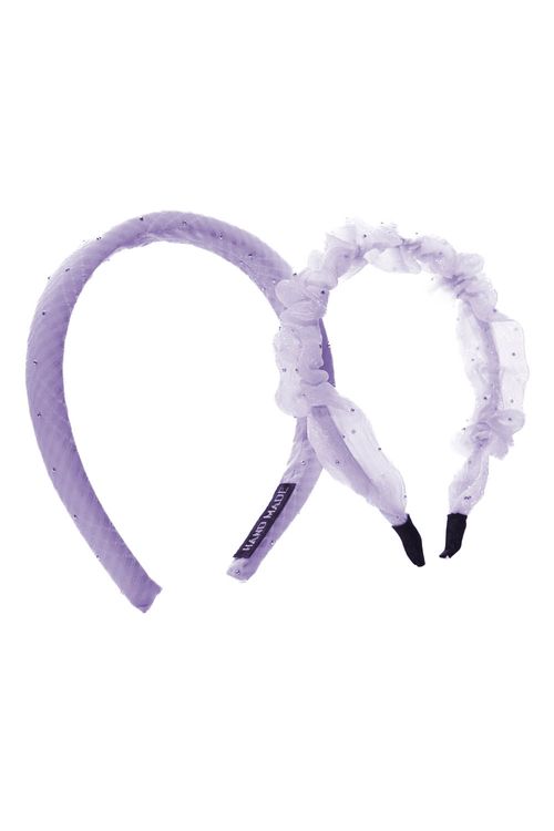 Diadema con moñas x2 unidades