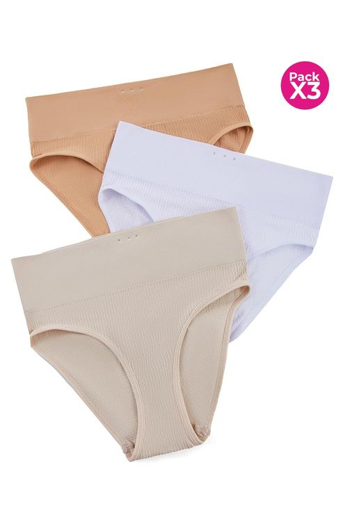 Hipster seamless talle alto paquete x3