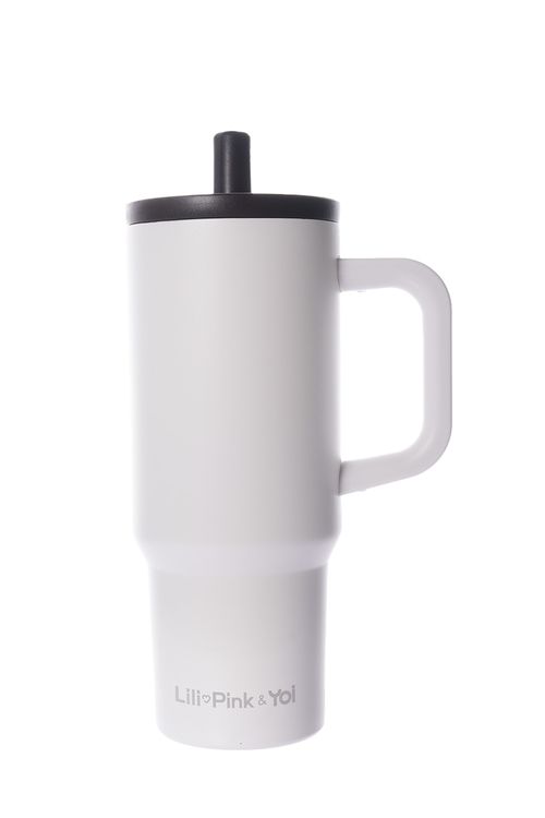 Termo portátil 710ml con manija y pitillo