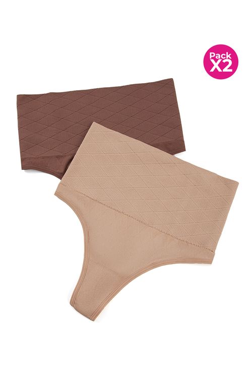 Panty de control paquete x2 seamless
