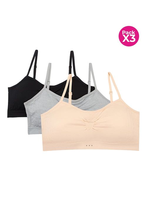 Top copa seamless paquete x3