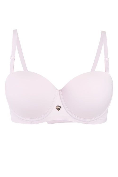 Brasier individual premium tipo strapless en microfibra