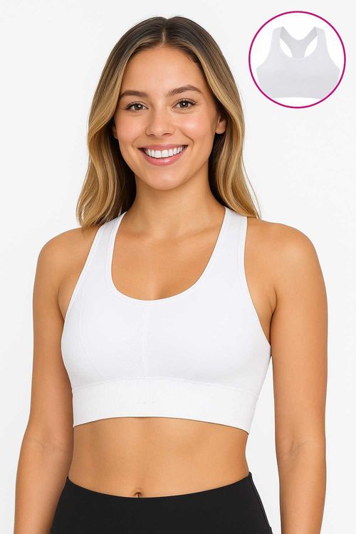 Top copa cargadera ancha seamless
