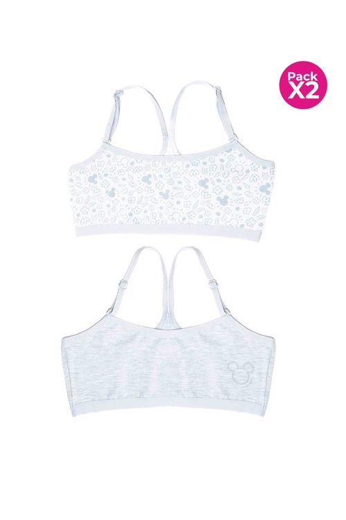 Top en algodón para niña coleccion Minnie paquete x2