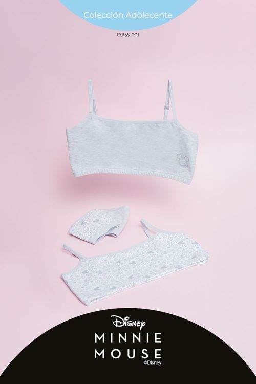 Top para adolescentes colección Minnie paquete x2