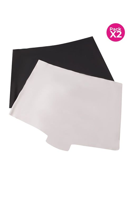 Panty boxer paquete x2 en microfibra