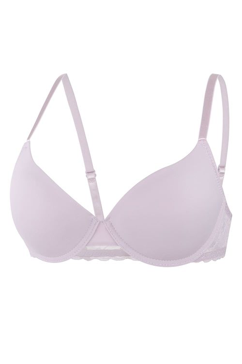 Brasier copa 3/4 paquete x3 en microfibra y encaje