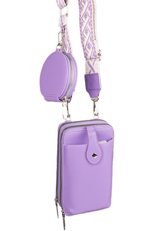 Bolso para celular con bolsillo y monedero
