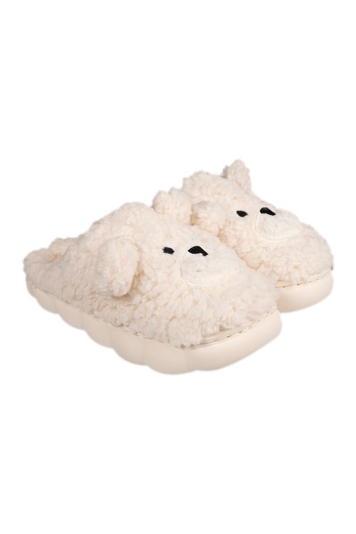 Pantuflas con diseño de animales