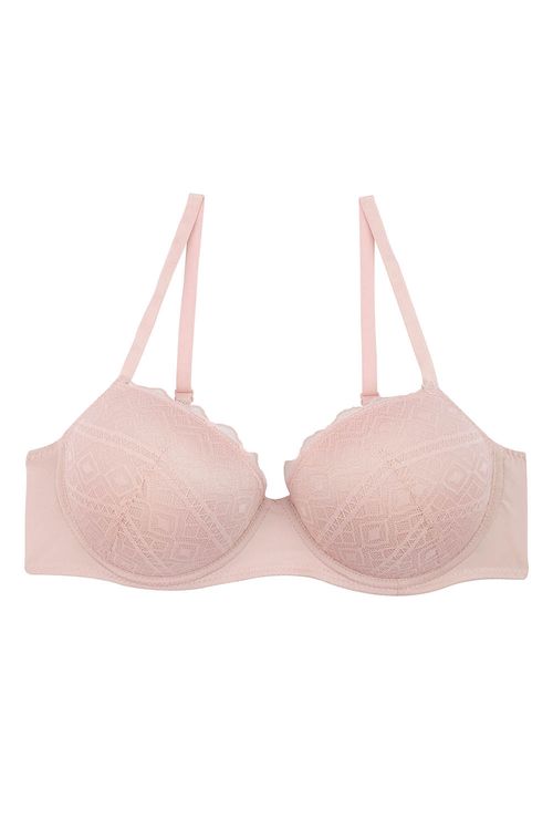 Brasier con diseño strapless copa "b" tiras removibles