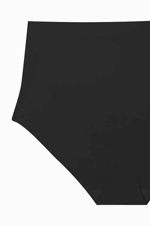 Panty clasico talle alto corte láser en microfibra