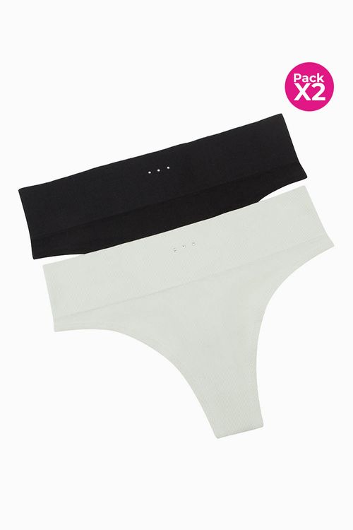 Panty brasilera paquete x2 tecologia seamless