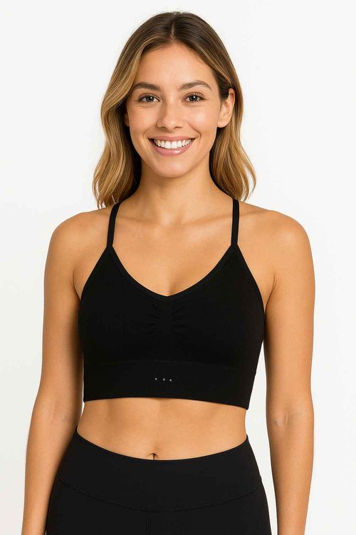 Top con copas removibles tipo seamless