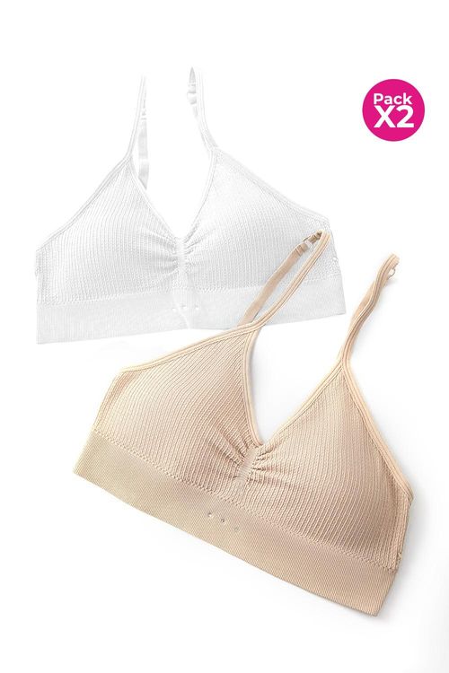 Tops con tecnologia seamless paquete x2