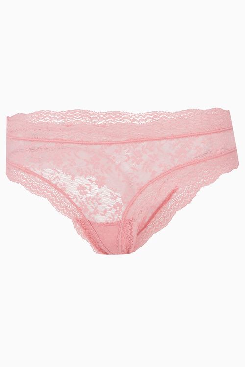 Panty tipo brasilera paquete x5 en encaje