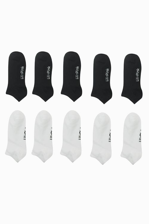 Media talonera para mujer paquete x10 poliester