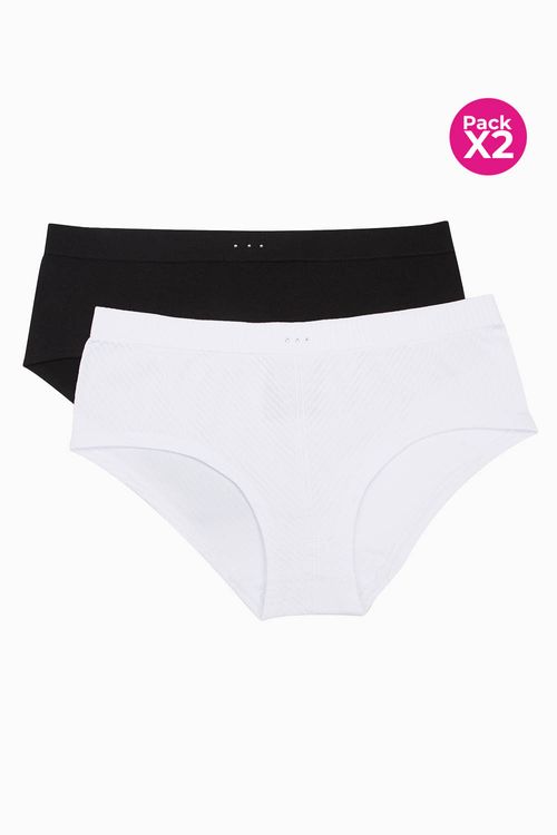 Panty paquete x2 hípster seamless