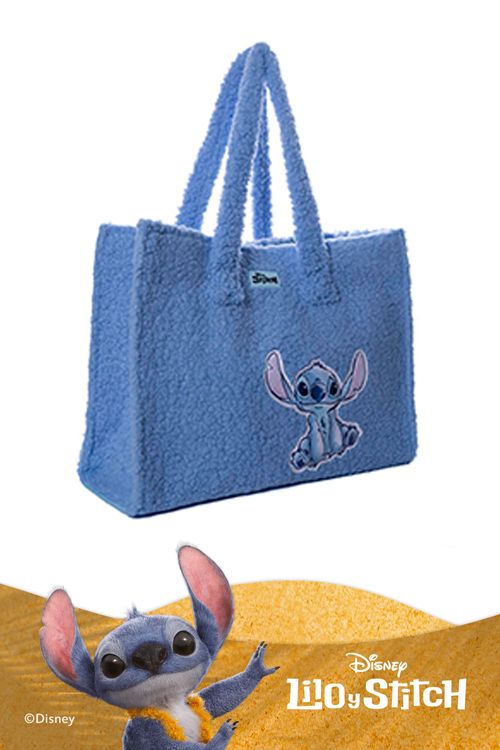 Bolso de peluche diseño de stitch