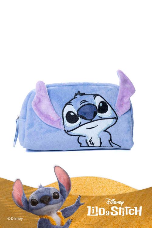Cartuchera de peluche diseño de stitch